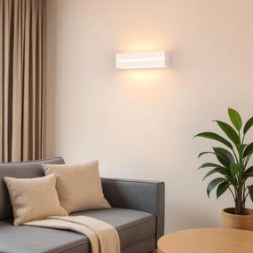 Applique da parete in Gesso VEGA LINE E27 Pitturabile da interno