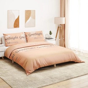Set Copripiumino Rosa 140x200 Cm İn Cotone /