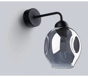 Lampada da parete nera ø 25 cm Garten – Sollux