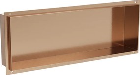Mexen X-Wall-NR mensola incassata senza flangia 60 x 20 cm, rame spazzolato - 19C1602010