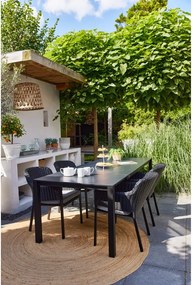 Černá plastová zahradní židle Cairo – Hartman