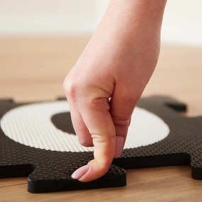 Bieco - Tappeto da gioco in schiuma con alfabeto - puzzle black & white - 26 pz