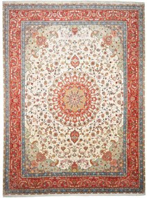 Tabriz Tappeto 300 x 400 Beige (Iran) Annodato A Mano