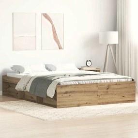 Giroletto Senza Materasso Rovere Artigianale 160x200 Cm /