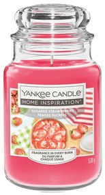 Sugared Strowberries, candela in giara grande Yankee Candle