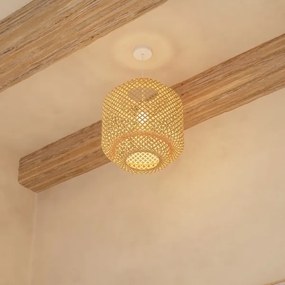 Atmosphera - Lampadario a sospensione con filo LIBY 1xE27/40W/230V bambù