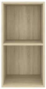 Armadietto da parete per tv rovere sonoma 37x37x72cm truciolato