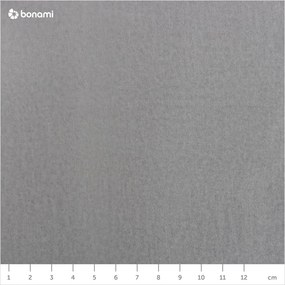 Divano letto in velluto grigio chiaro Luca - Milo Casa