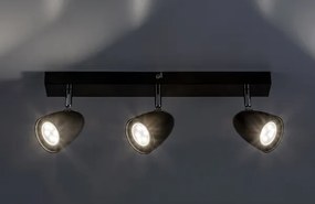 Rabalux 73019 - Faretto PERICO 3xGU10/5W/230V nero