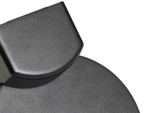 Lampada da parete per esterni nera con LED IP54 sensore di movimento - Esmee