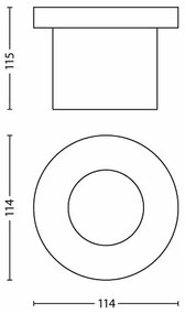 Philips 17306/47/16 - Lampada LED segnapasso 1xLED/3W/230V
