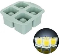 Stampo ghiaccio in silicone 4 cubi