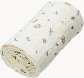 Coperta per bambini in cotone organico Blueberries