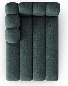 Chaise longue componibile turchese (con penisola a sinistra) Lupine – Micadoni Home