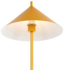 Lampada da terra di design gialla - Triangolo