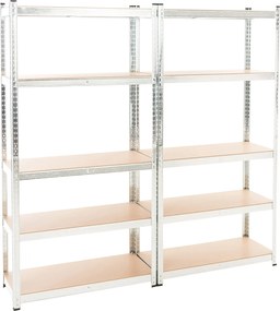 Mensole G Set Da 2 - Eccellenza İn Scaffalature Pesanti / Silber