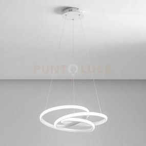 Diva s/s - lampadario a sospensione colore bianco a led 3000k 4800l...