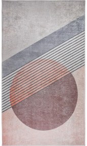 Tappeto lavabile in rosa-grigio chiaro 120x160 cm - Vitaus