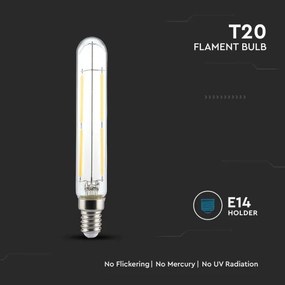 Lampadina LED FILAMENT T20 E14/4W/230V 3000K