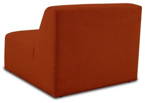 Modulo divano in tessuto bouclé color mattone (parte centrale) Roxy - Scandic