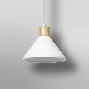 Ledvance - Lampadario a sospensione con filo DECOR PLASTER 1xE27/25W/230V diametro 22 cm gesso bianco