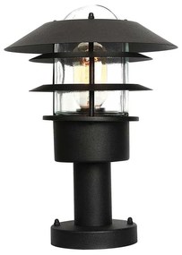 Lampione da giardino, HELSINGOR-PED-BK H 30 cm, nero, IP44 ELSTEAD