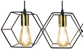 Lampada APP1133-5CP Black Gold