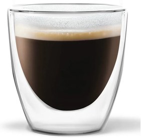 Set di 2 bicchieri a doppia parete Ronny Espresso, 80 ml - Vialli Design