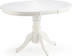 Tavolo allungabile William bianco - L90/124 x l90 x h75 cm