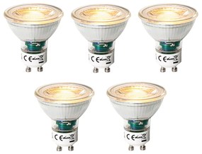 Set di 5 GU10 3-staps dimbaar LED lamp 7W 700 lm 2200 - 6500K