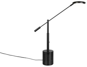 Lampada da tavolo LED nera (altezza totale 65 cm) Fiore – Trio Select