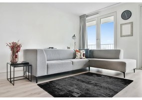 Tappeto in lana grigio scuro 200x300 cm Bran - Agnella