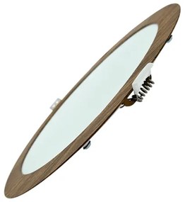 Lampada LED da incasso CIRCLE LED/18W/230V 4200K diametro 22 cm marrone