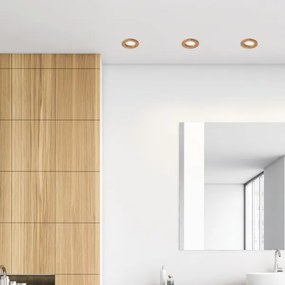 Faretto LED incasso WOODY SPOT 5,5W 230V 4000K rovere Ø10 cm