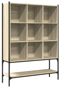 Libreria rovere sonoma 102x30x141,5 cm in legno multistrato