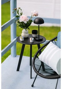 Poltrona da esterno nera in metallo e plastica Avocado Comfort – Bonami Selection