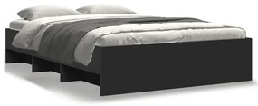 Giroletto Nero 140x200 Cm İn Legno Multistrato /