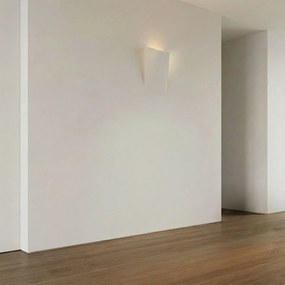 Applique da Incasso E14 FOLD DX a Libro in Gesso Pitturabile