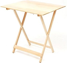 Tavolo in legno richiudibile faggio Naturale 60x87 cm