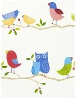 What a Hoot - Kindertapete von Harlequin - marine/ erd
