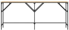 Tavolo Consolle Rovere Sonoma 180x29x75 cm in Legno Multistrato