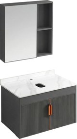 Set di mobili da bagno con top Marti 60cm Grey