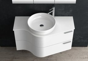 Mobile bagno sospeso 100cm design ultramoderno FORM-100 - KAMALU
