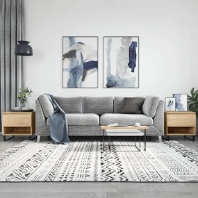 Tavolini Salotto 2pz Rovere Sonoma 50x46x50cm Legno Multistrato /