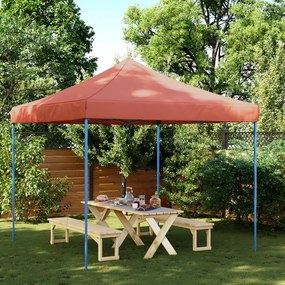 Tenda Da Festa Pieghevole Pop-up Terracotta 292x292x315 Cm /