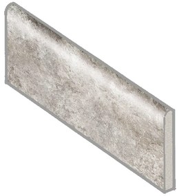 Piastrella battiscopa Valestra in ceramica grigio L 26 x H 8 cm x Sp 10 mm confezione da 5.98 ml