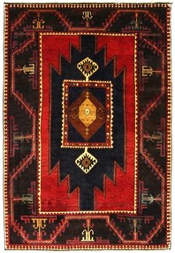 Sandjan Tappeto 140 x 210 (Iran) Annodato A Mano