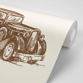 Carta da parati – Auto da corsa retrò