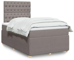 Giroletto A Molle Con Materasso Tortora 120x190 Cm İn Tessuto /