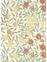 Morris & Co Carta da parati Fruit - Bayleaf/ Russet